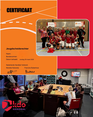 Handbal verwelkomt nieuwe (jeugd)scheidsrechters